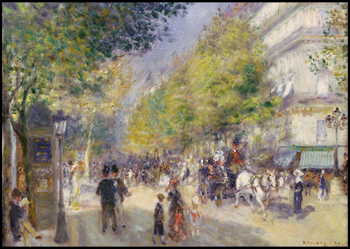 Auguste Renoir - The Grands Boulevards