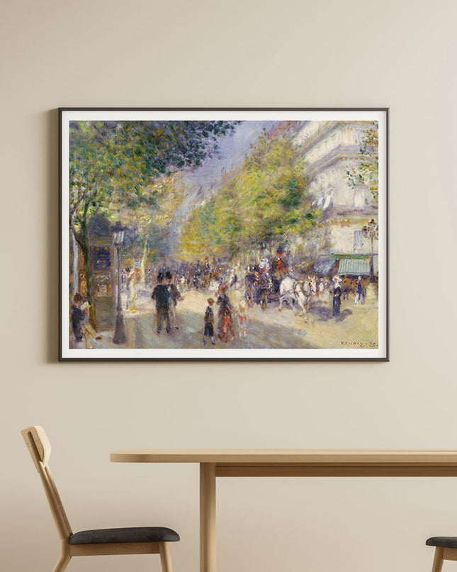 Auguste Renoir - The Grands Boulevards