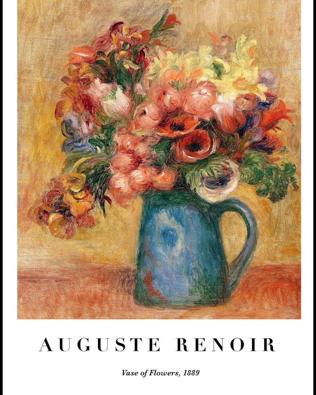 Auguste Renoir - Vase of Flowers Poster