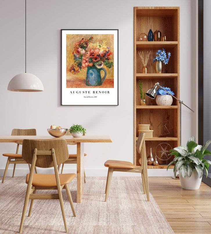 Auguste Renoir - Vase of Flowers Poster