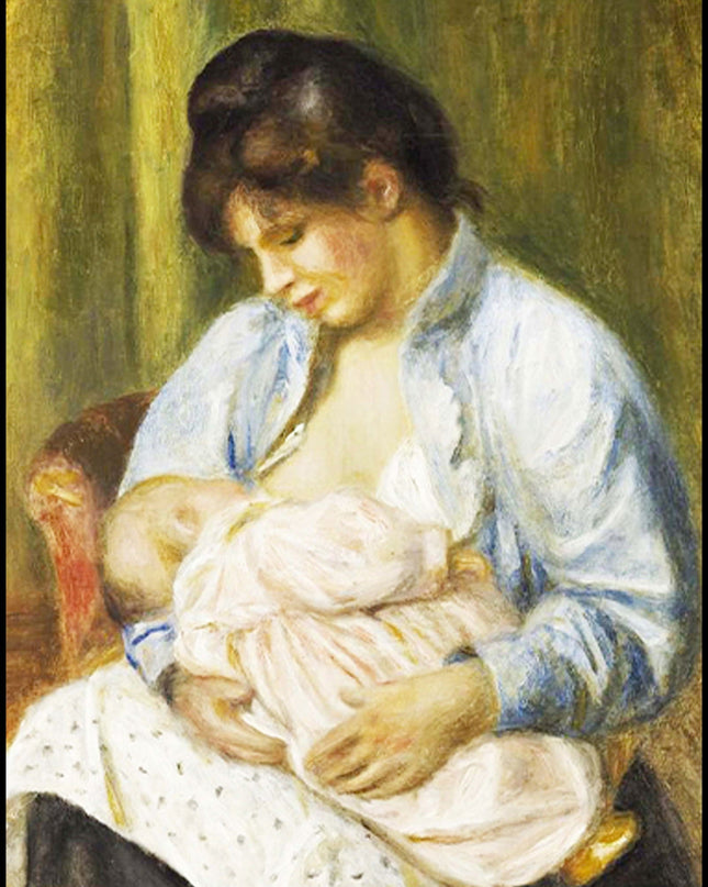 Auguster Renoir - A Woman Nursing a Child