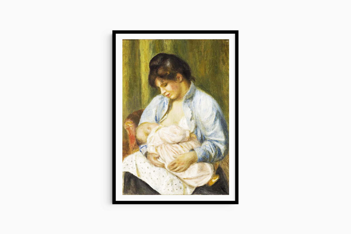 Auguster Renoir - A Woman Nursing a Child