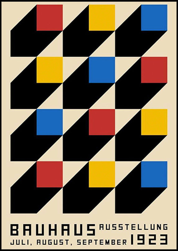 Bauhaus Ausstellung 1923 No 1 Poster