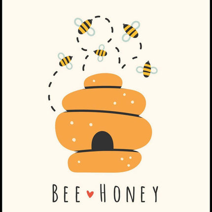 Bee Honey Poster