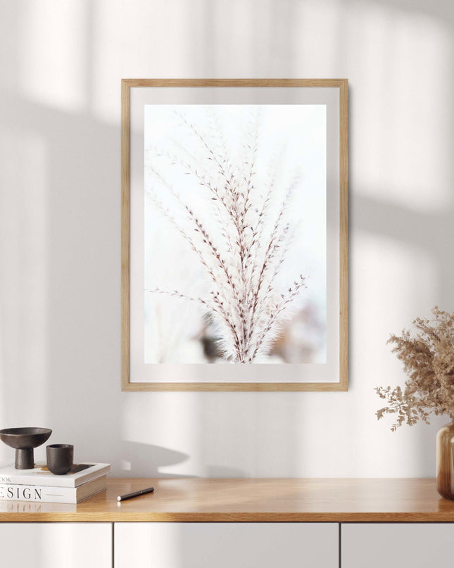 Blurry Wheat Poster