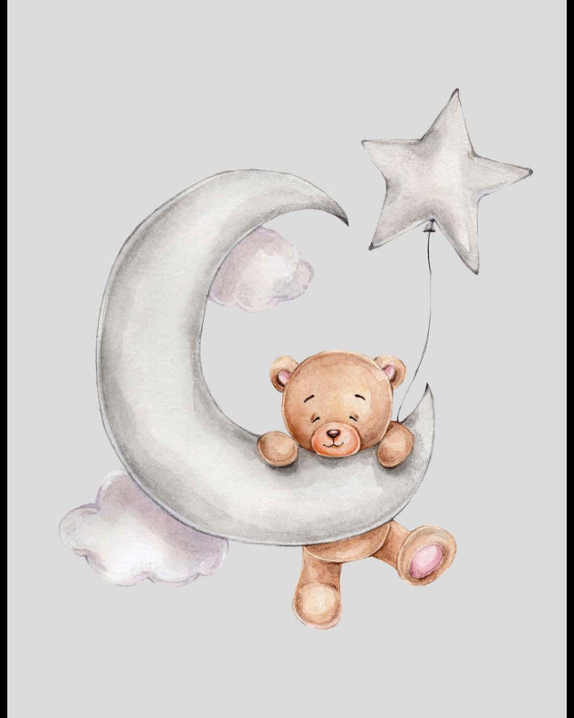 Brave Teddy Bear Poster