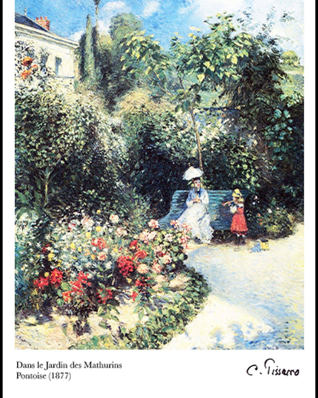 Camille Pissarro - Dans Le Jardin des Mathurins Poster