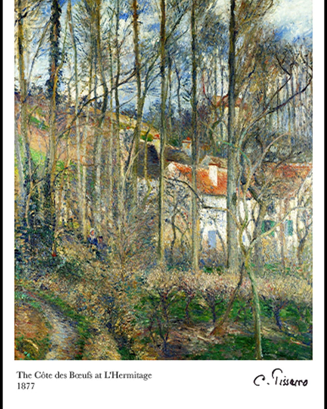 Camille Pissarro - The Côte des Boeufs at L'Hermitage