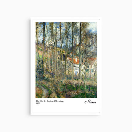 Camille Pissarro - The Côte des Boeufs at L'Hermitage