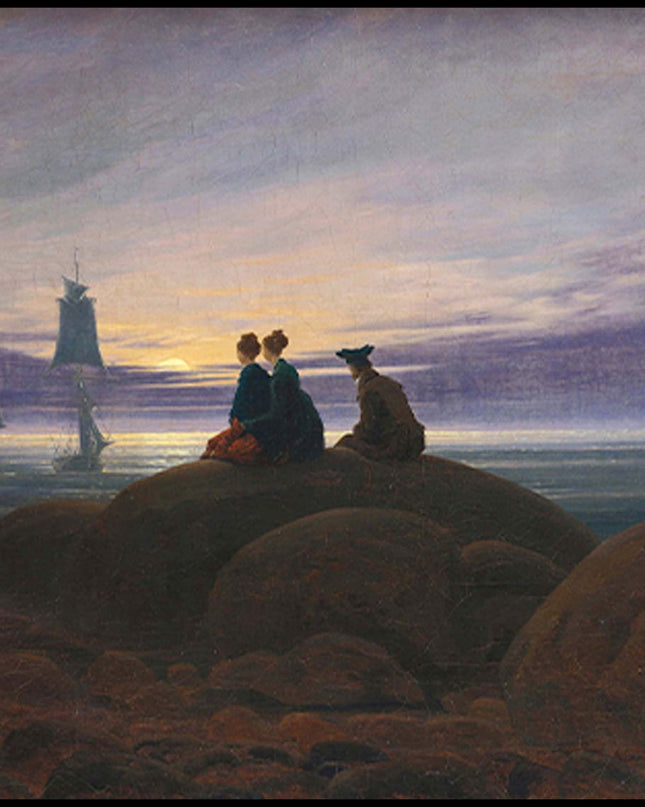 Caspar David Friedrich - Moonrise over the Sea