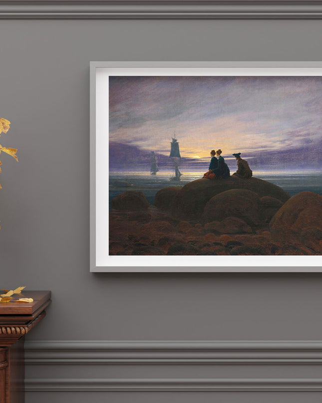 Caspar David Friedrich - Moonrise over the Sea