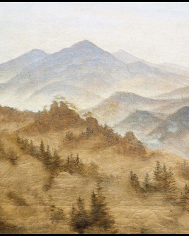 Caspar David Friedrich - Mountain in the Rising Fog
