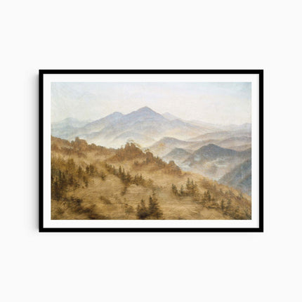 Caspar David Friedrich - Mountain in the Rising Fog