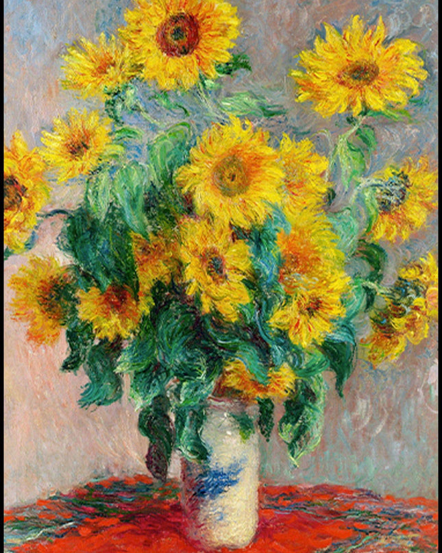 Claude Monet - Bouquet of Sunflowers