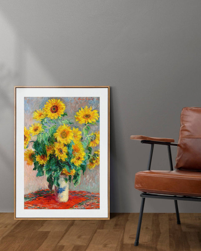 Claude Monet - Bouquet of Sunflowers