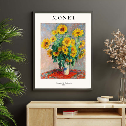 Claude Monet - Bouquet of Sunflowers Poster