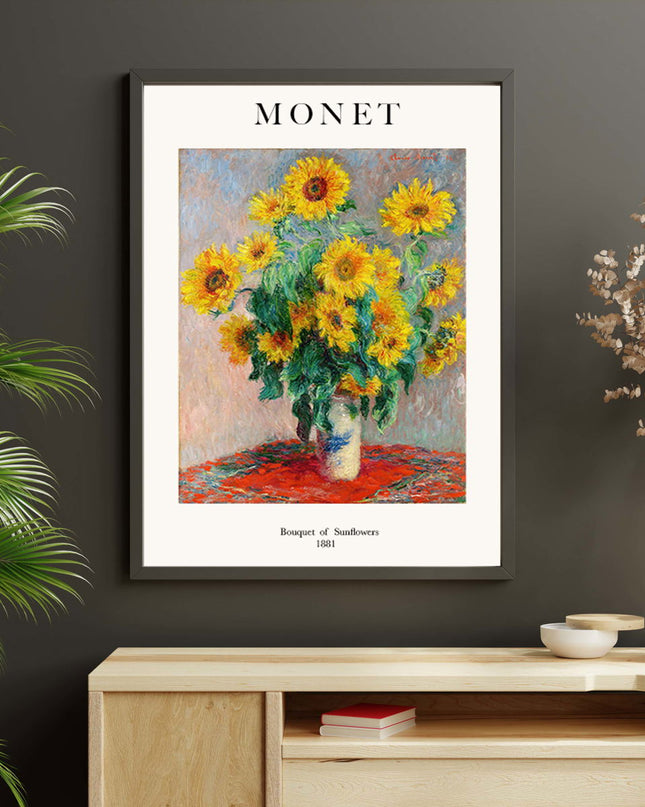 Claude Monet - Bouquet of Sunflowers Poster