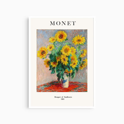 Claude Monet - Bouquet of Sunflowers Poster