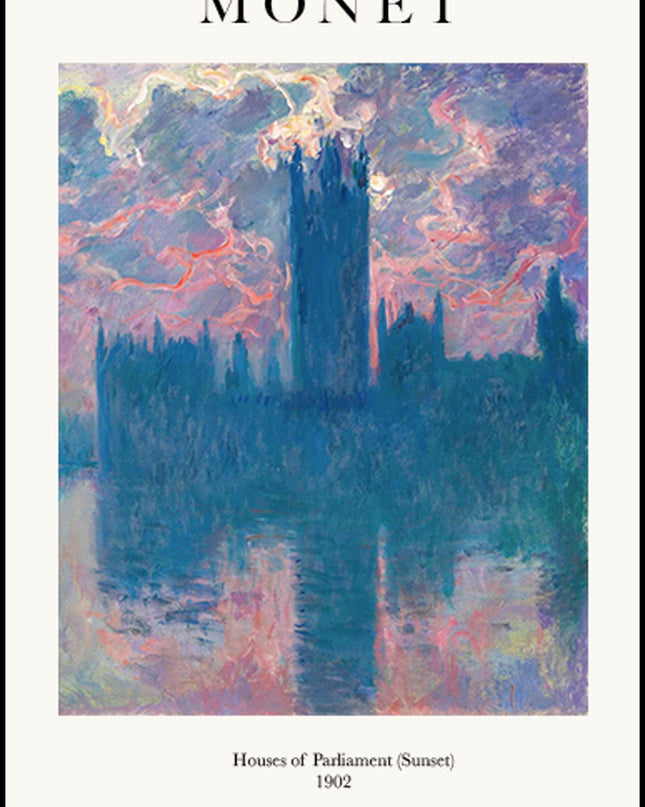Claude Monet - Houses of Parliament, Sunset