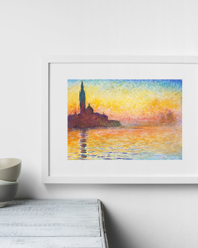 Claude Monet - San Giorgio Maggiore At Dusk
