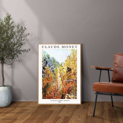 Claude Monet - The Valley of Sasso Poster