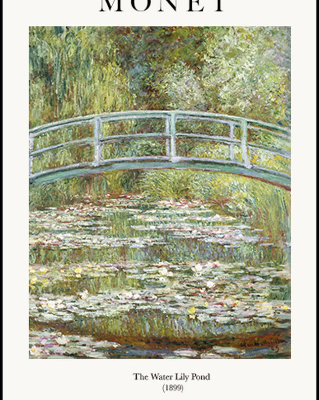 Claude Monet - The Water Lily Pond Poster