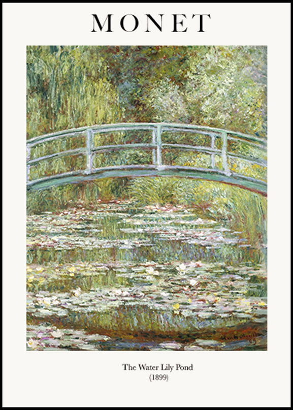 Claude Monet - The Water Lily Pond Poster