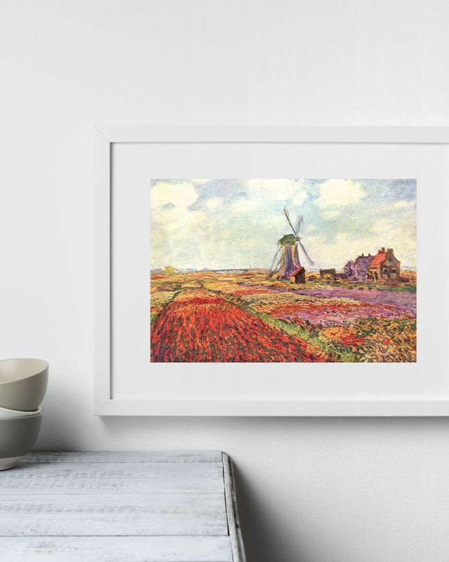 Claude Monet - Tulip Fields in Holland