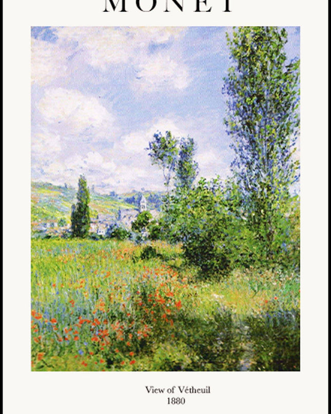 Claude Monet - Vue de Vétheuil Poster