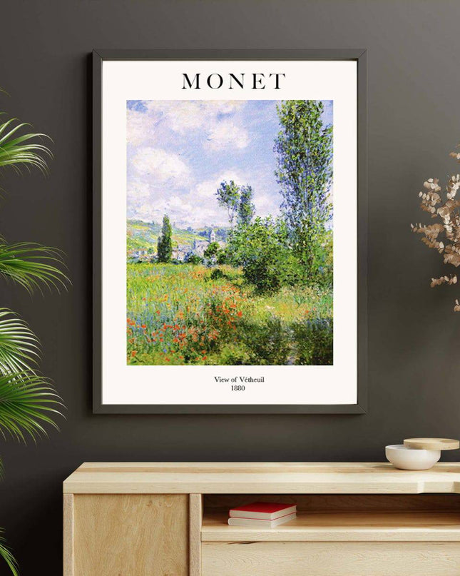 Claude Monet - Vue de Vétheuil Poster