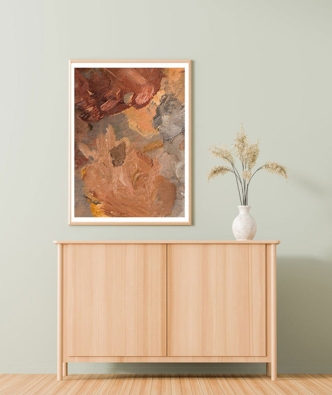 Colorful Brush Strokes Poster