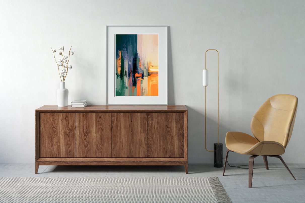 Colorful Brush Strokes Poster