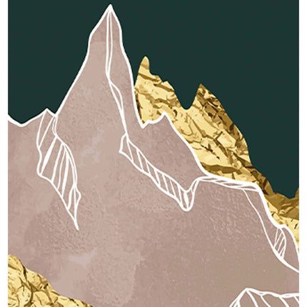 Contemporary Abstract Mountains No 1 Poster