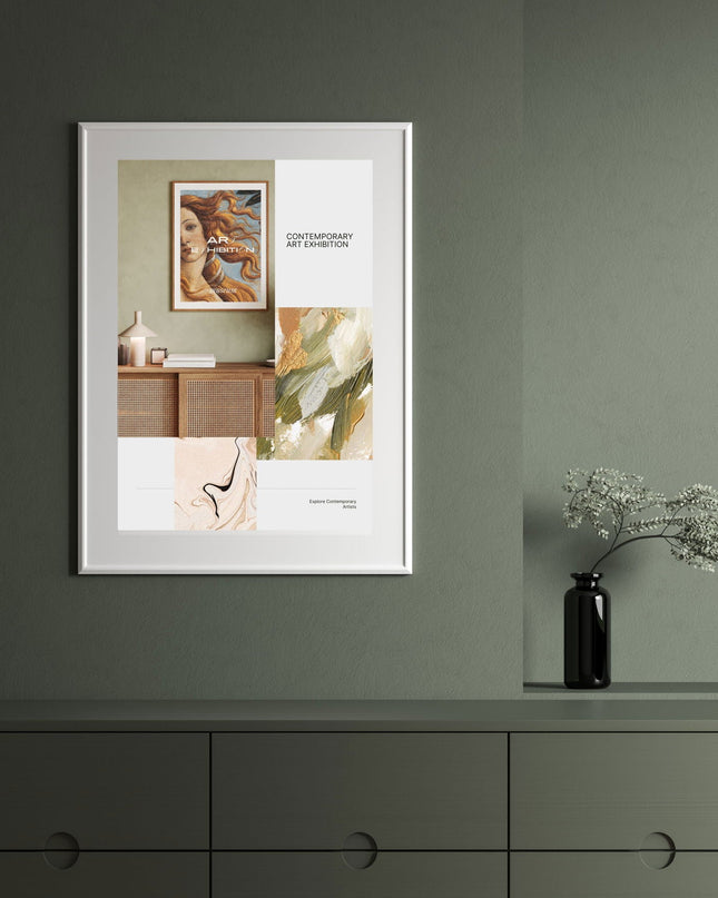 Contemporary Art Exhibition Poster