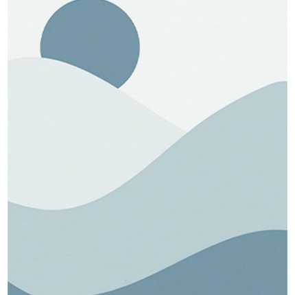 Contemporary Blue Mountain No 1 Poster