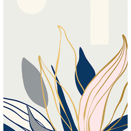 Contemporary Floral Art No 1 Poster