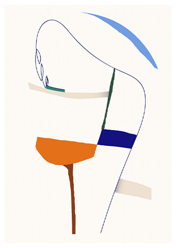 Contemporary Shapes Poster No1