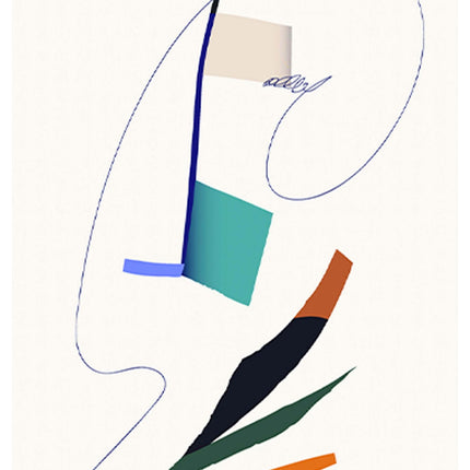 Contemporary Shapes Poster No2