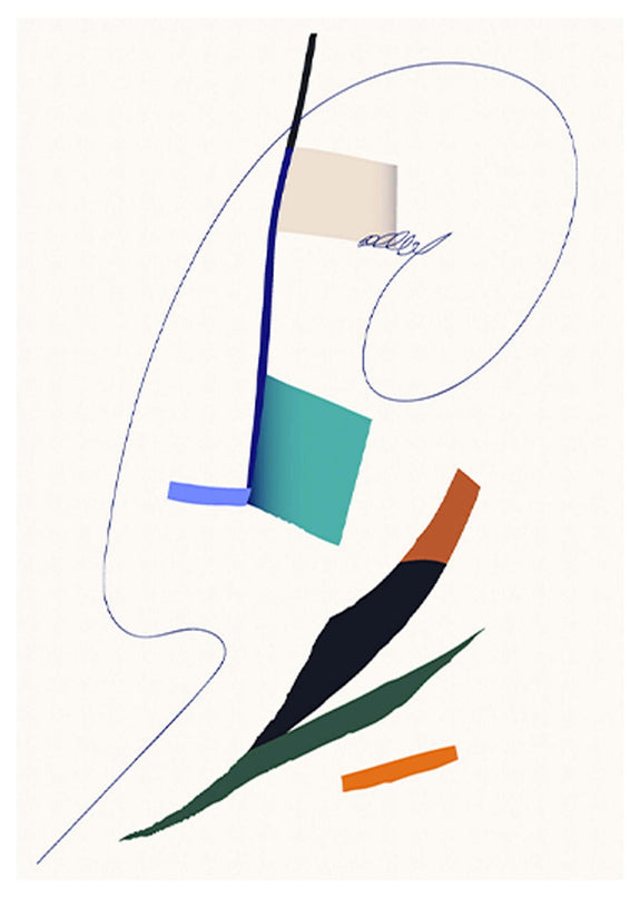 Contemporary Shapes Poster No2