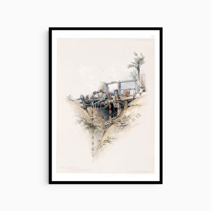 David Roberts - A Persian wheel