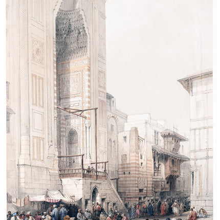 David Roberts - Grand entrance to the Mosque