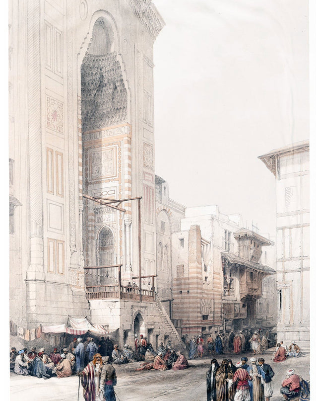 David Roberts - Grand entrance to the Mosque