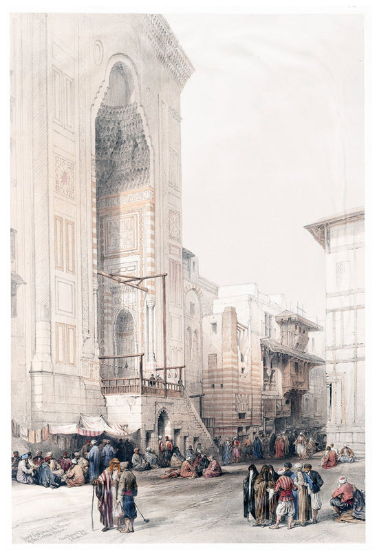 David Roberts - Grand entrance to the Mosque