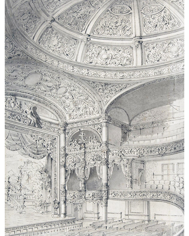 David Roberts - Interior of a theatre