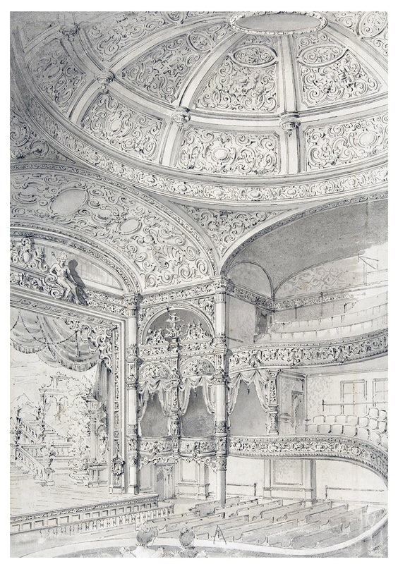David Roberts - Interior of a theatre