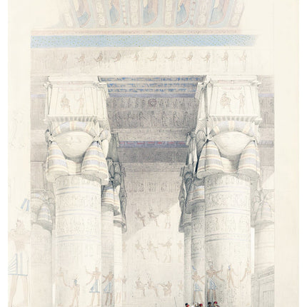 David Roberts - The Temple of Dendera