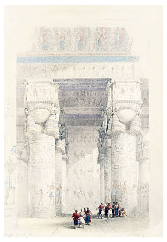 David Roberts - The Temple of Dendera