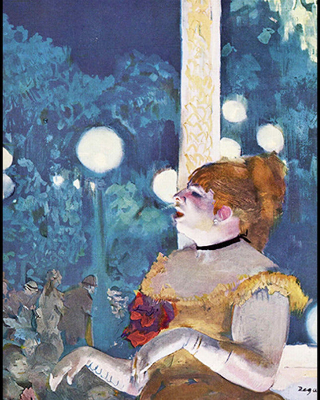 Edgar Degas - In the Concert Cafe: The Dog's Song