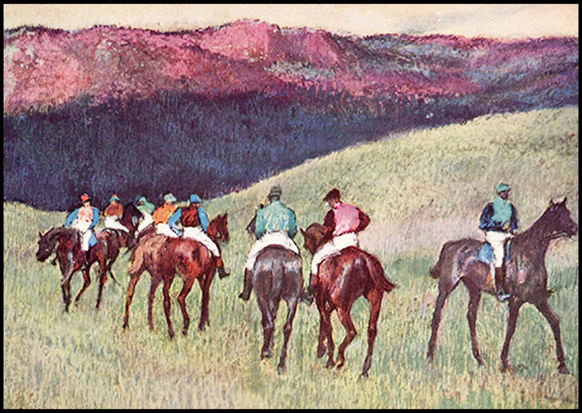 Edgar Degas - Racehorses: The Training