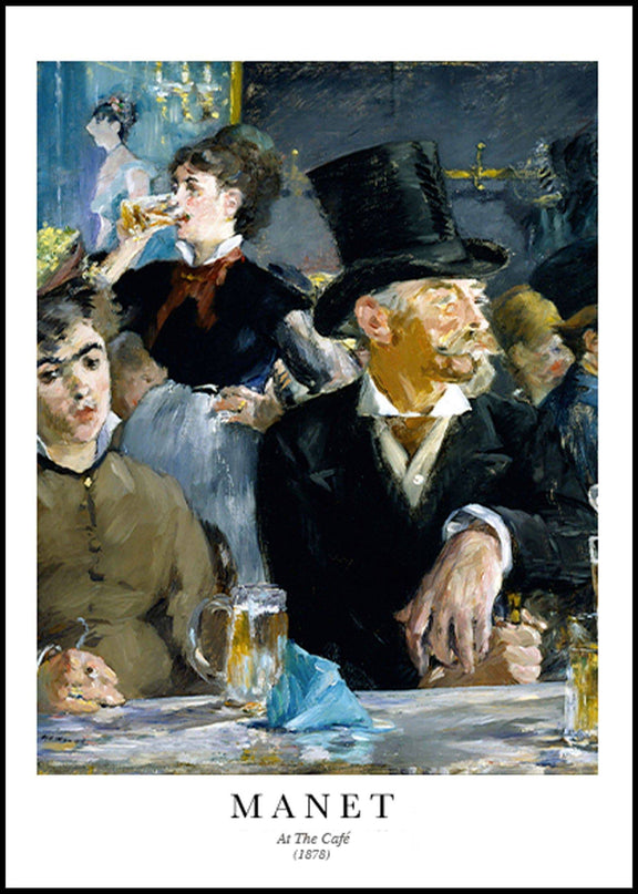 Édouard Manet - At The Café Poster